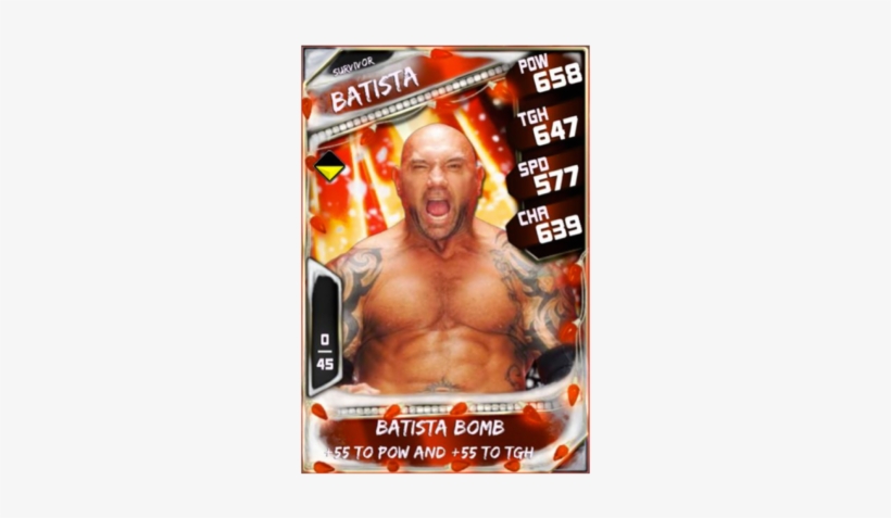 File - Batista - Survivor - Wiki, transparent png download