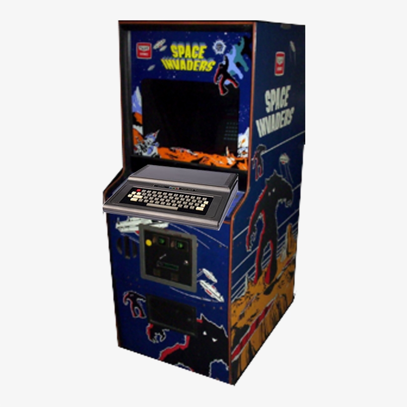 Space Invaders Trs-80 Coco 3 Port Directly From Intel - Space Invaders Original Machine, transparent png download
