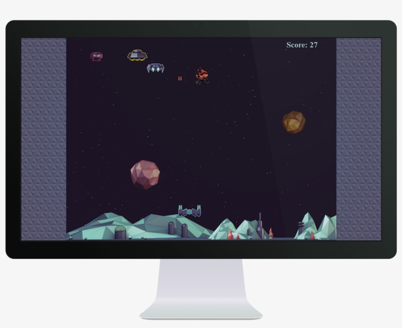 Alien Invaders Web Game - Video Game, transparent png download