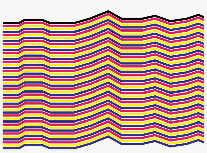 Irregular Horizontal Lines - Line, transparent png download