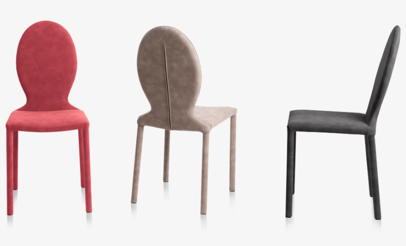 Upholstered Chair With Steel Frame Anna - Sedia Riflessi Anna, transparent png download