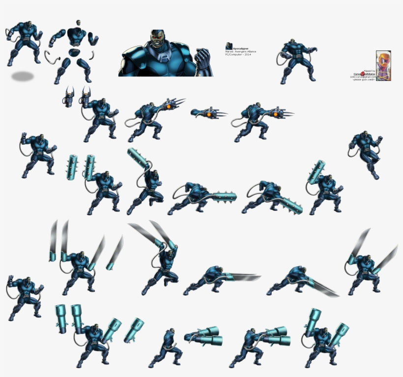 Click To View Full Size - Marvel Avengers Alliance Apocalypse, transparent png download