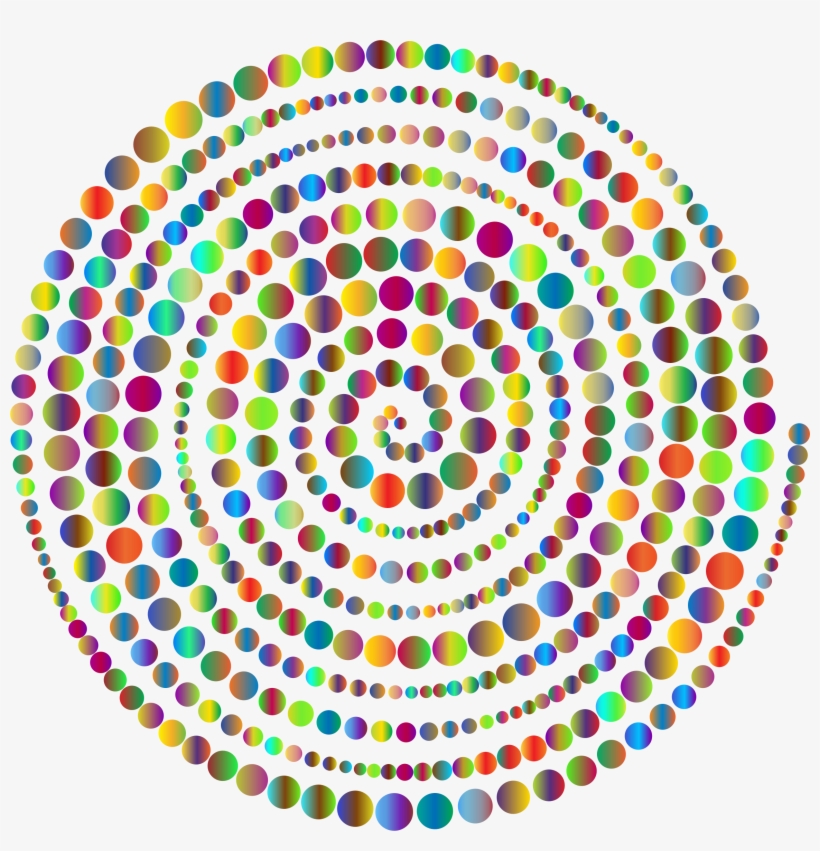 This Free Icons Png Design Of Circles Spiral Prismatic, transparent png download