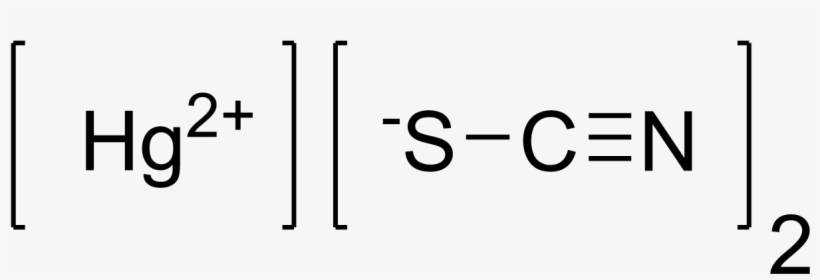 Mercury Thiocyanate - Mercury(ii) Thiocyanate, transparent png download