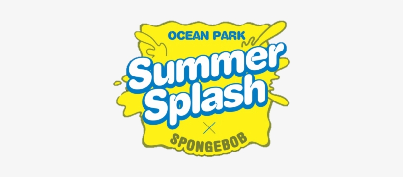 216890 Ocean Park Summer Splash X Spongebob Logo Eec45c - Ocean Park Summer Splash, transparent png download