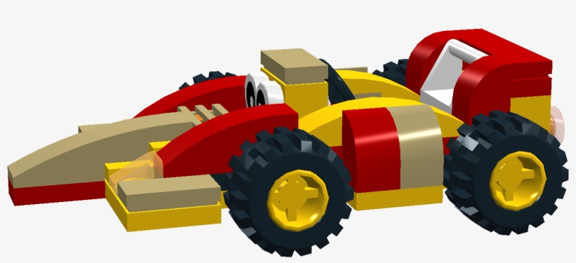 Cartoon F1 Racecar - Model Car, transparent png download