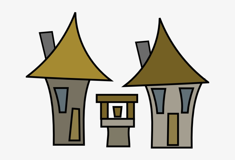 Town Png Clipart - Town Drawing With Transparent Background, transparent png download