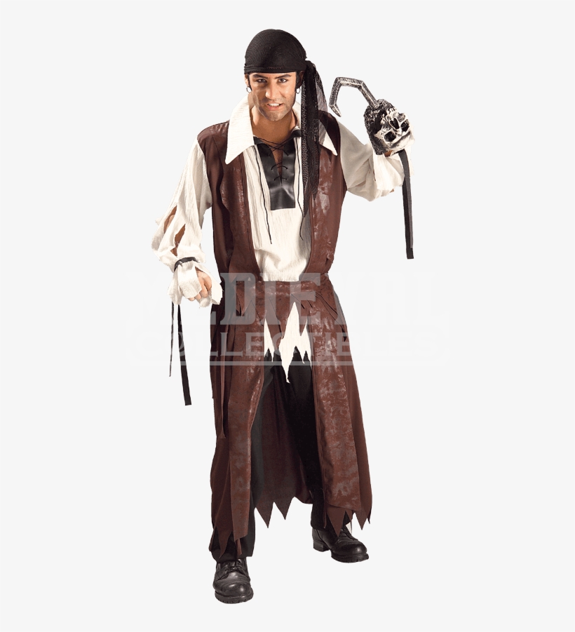 Mens Caribbean Pirate Costume - Pirate Costume Guys, transparent png download
