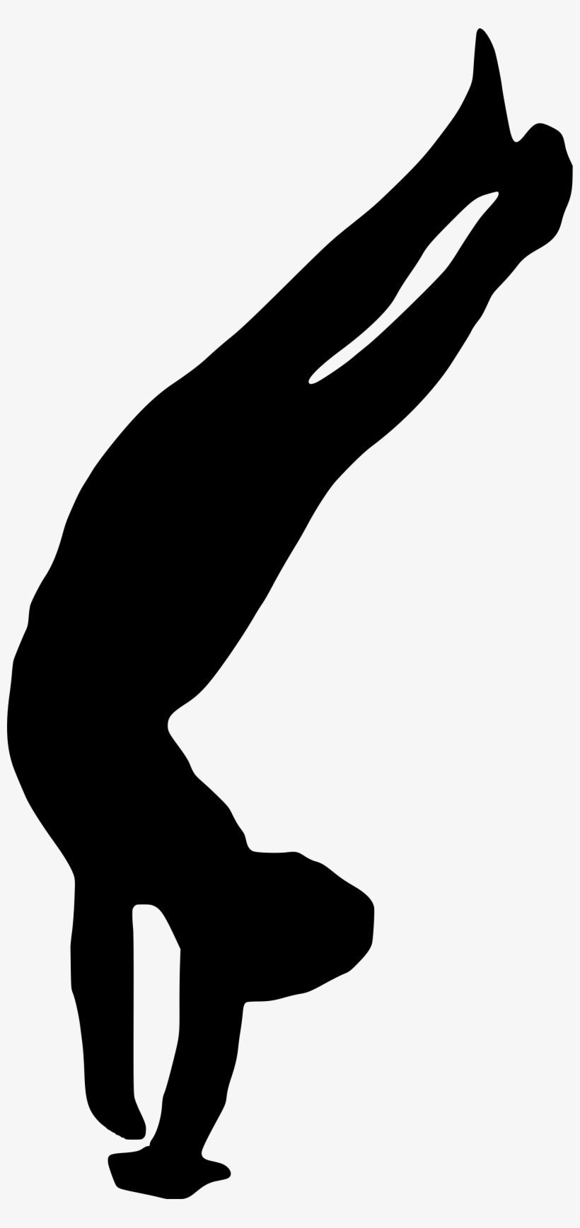 File - Gymnastics-bw - Svg - Wikimedia Commons - Gymnastics Icon Svg, transparent png download