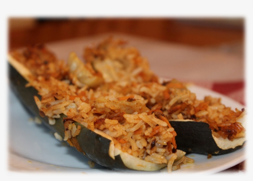 Low Fodmap Rice-stuffed Zucchini Recipe - California Roll, transparent png download