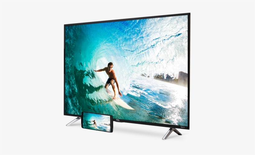 Tcl 40” Class 3-series Fhd Led Roku Smart Tv - Art Print: Monster Curl Oahu, 12x16in., transparent png download
