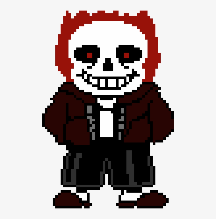 Ghost Rider Sans Sprite - Ghost Rider Pixel Art Transparent PNG ...