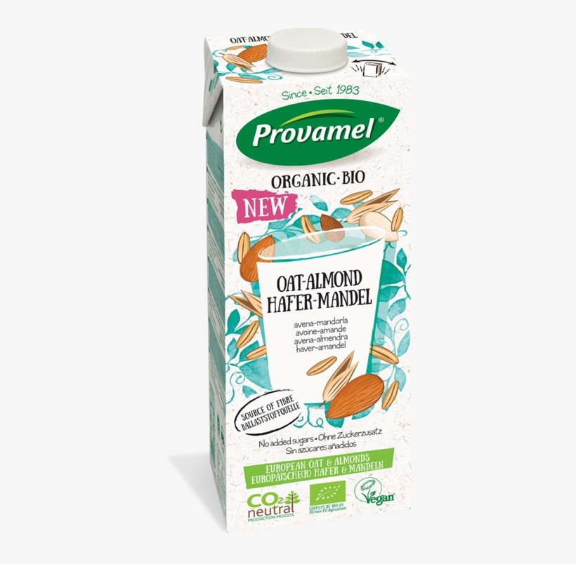 Oat With Almond Drink - Provamel Organic Oat Almond Drink, 1l, transparent png download
