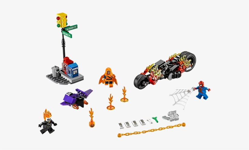Ghost Rider Team Up - Lego 76058 Spider-man: Ghost Rider Team-up, transparent png download
