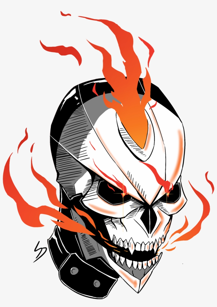 Robbie Reyes Version Of Ghost Rider - Ascho2 Vacuum Insulated Stainless Steel Ghost Rider, transparent png download