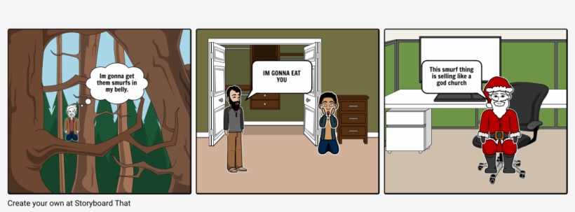 Smurfs - Cartoon, transparent png download