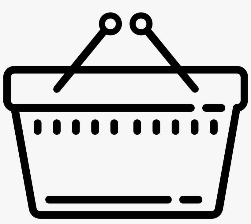 Shopping Basket Icon - Shopping, transparent png download