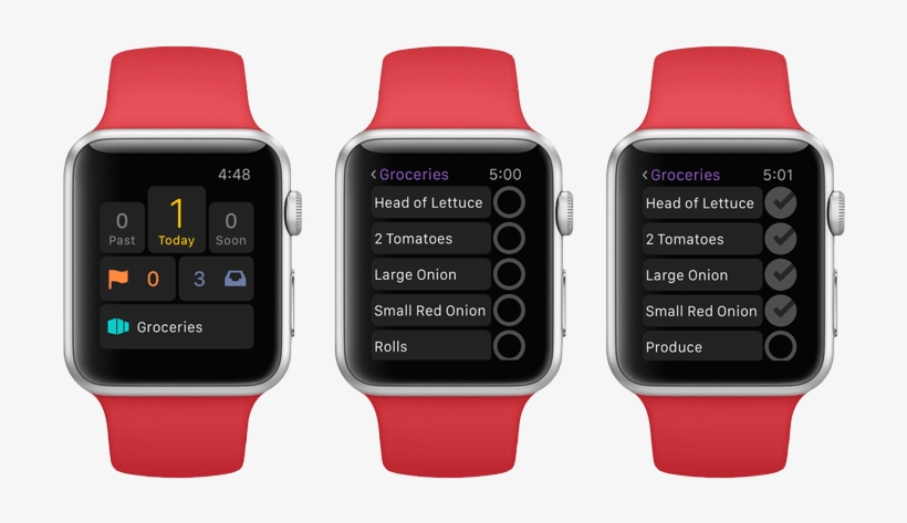 Grocery Shopping With Omnifocus - Todoist Apple Watch, transparent png download