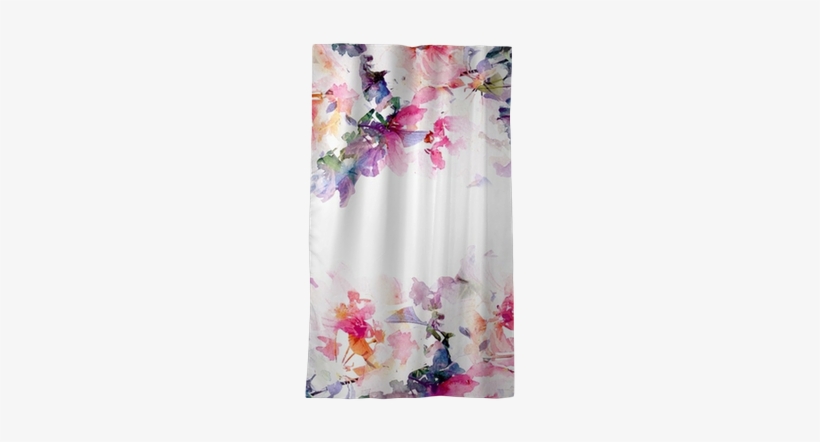 Floral Watercolor Background - Reserved Custom Order For Madisen Watson | Custom Knit, transparent png download