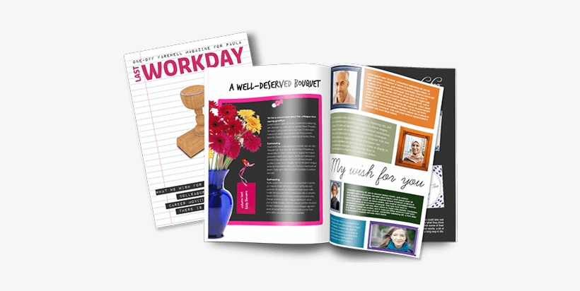 Goodbye Gift Farewell Gift For Coworker Magazine Jilster - Magazine Design Png, transparent png download