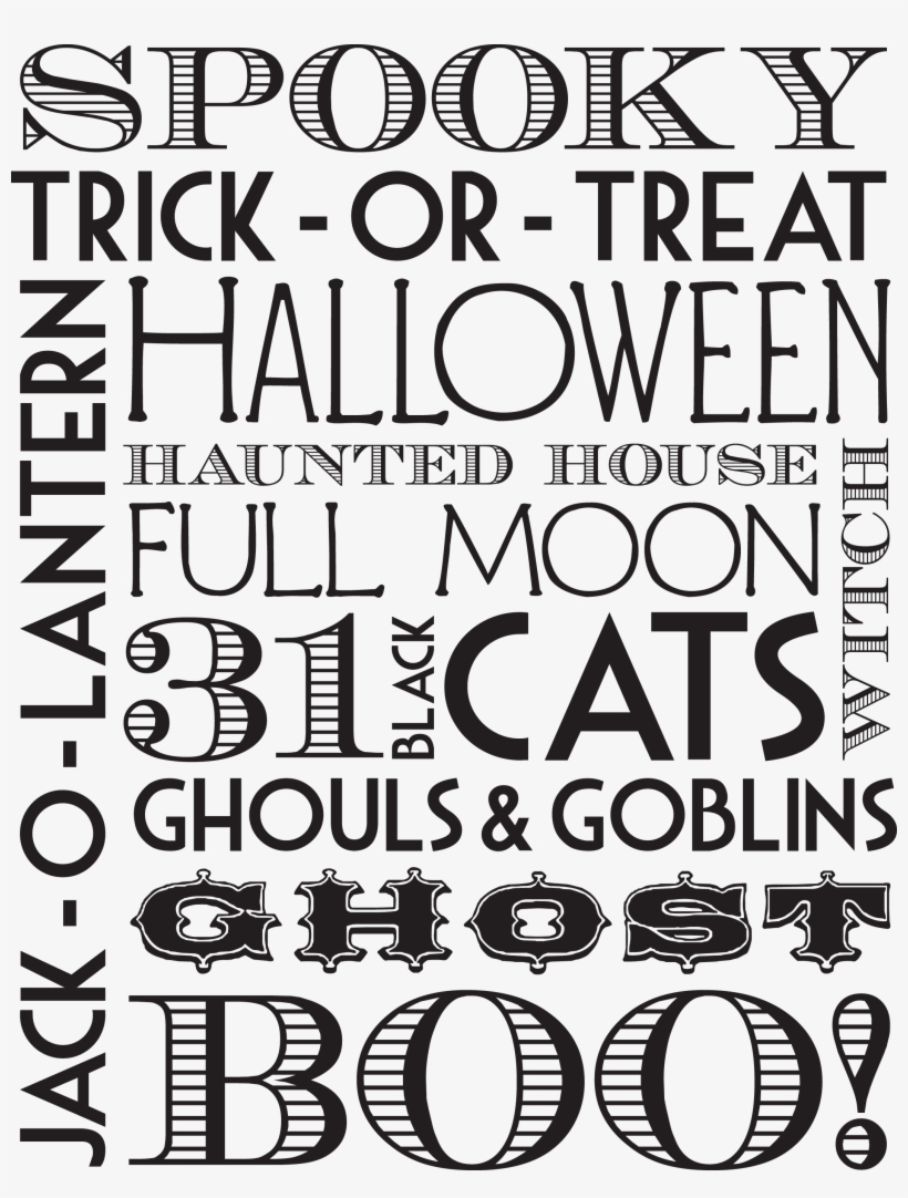 Diy Trick Or Treat Halloween Tote - Monogram Cash B Stamp Design Clip For Three Designing, transparent png download