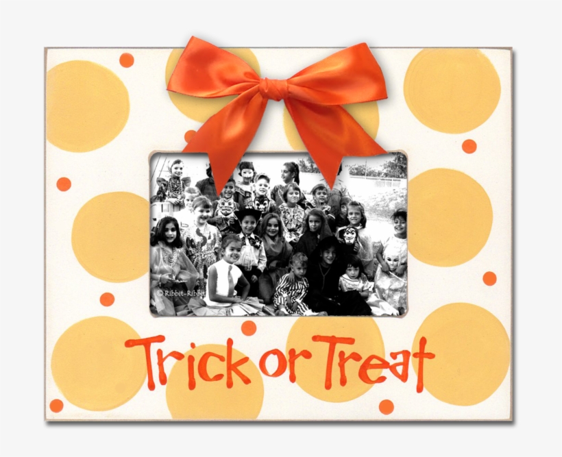 Trick Or Treat Ribbit-ribbit - Trick Or Treat Butter Picture Frame, transparent png download