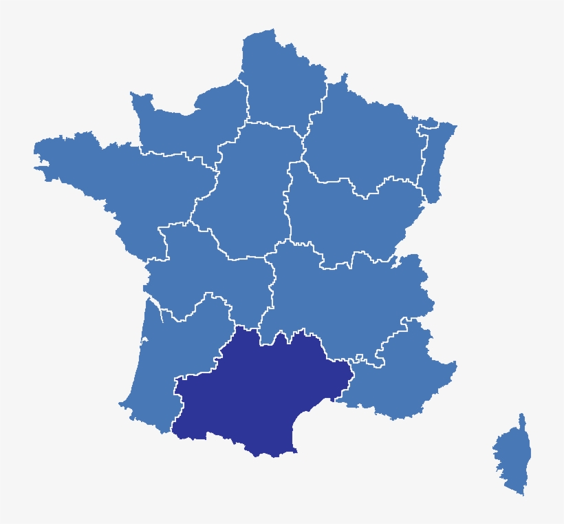 France 3 Regions - Map Of France Png, transparent png download
