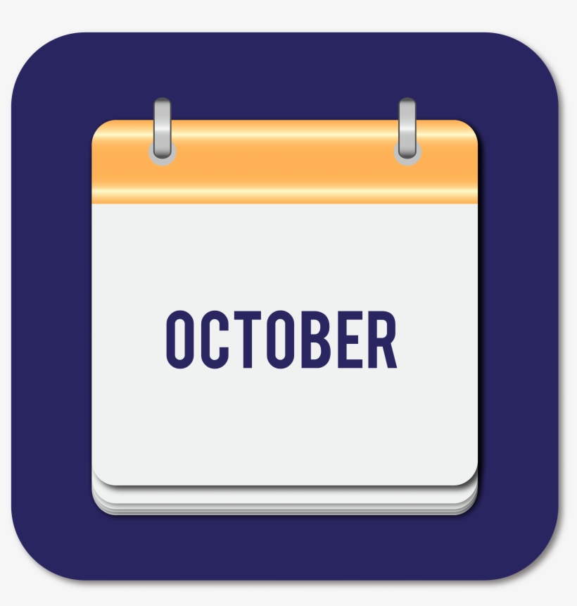 Oct Calendar Icon - Justin Bieber Wallpaper For Computer, transparent png download