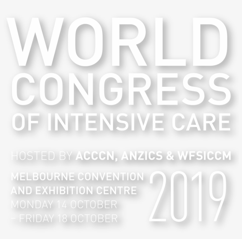 Home Banner Words - 14 World Congress Intensive Care, transparent png download