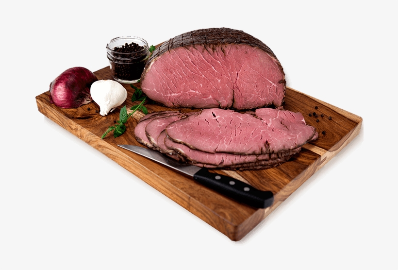 753641 Choice Angus Perfectly Seasoned Roastof Beef - Food, transparent png download