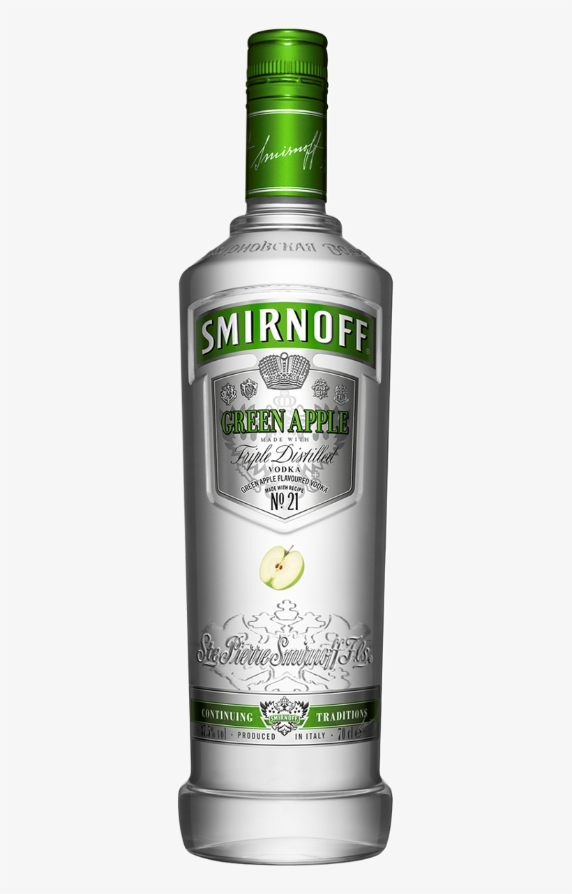 Boozebay Vodka Smirnoff Green Apple - Smirnoff Green Apple 1l, transparent png download