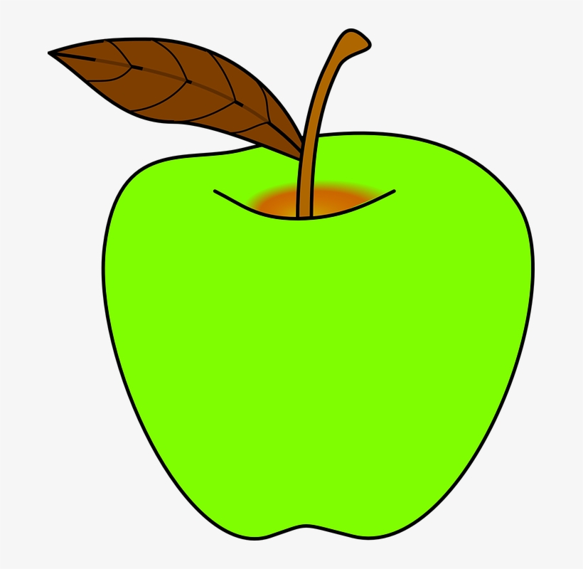 Drawn Apple Apel - Green Apples Clipart, transparent png download