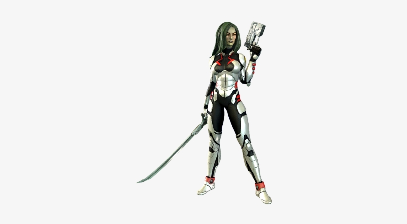 Picture Library Download Marvel Transparent Gamora - Marvel Heroes Gamora, transparent png download