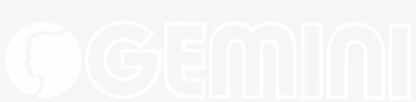 Gemini Logo Black And White - Ps4 Logo White Transparent, transparent png download