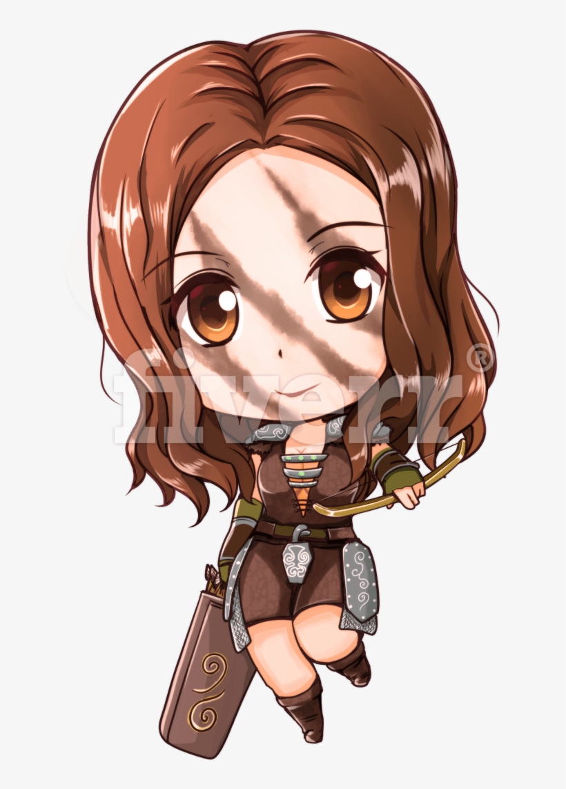 I Will Draw A Cute Chibi Character In Style Png Cute - Amyotrophic Lateral Sclerosis, transparent png download