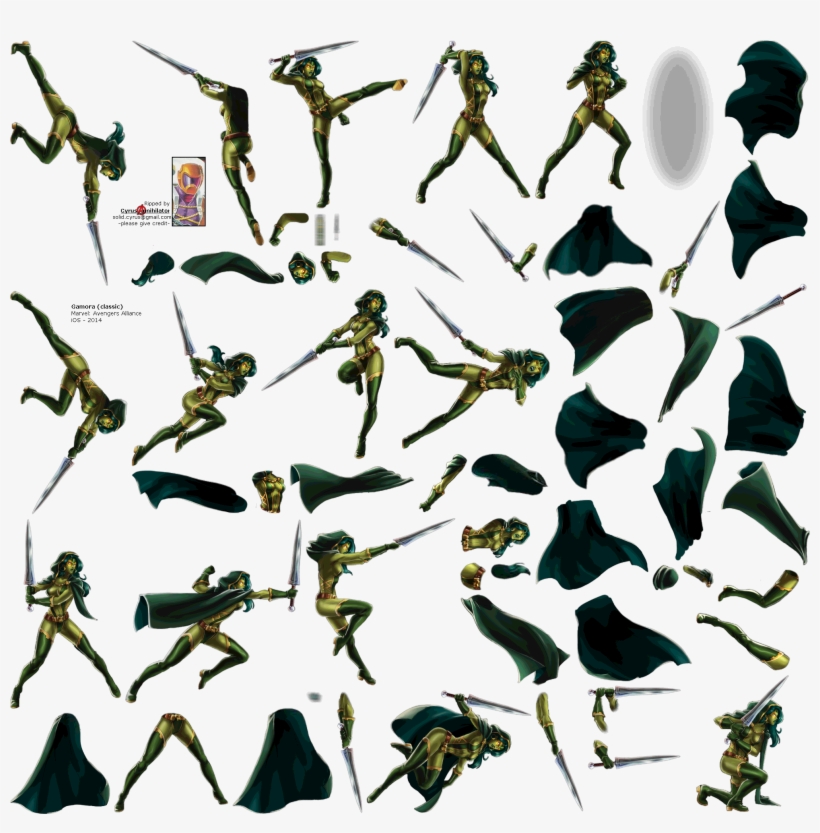 Click For Full Sized Image Gamora - Gamora, transparent png download