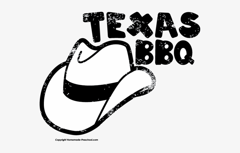 Barbecue Clipart Texas Bbq - Bbq Clipart Black And White, transparent png download