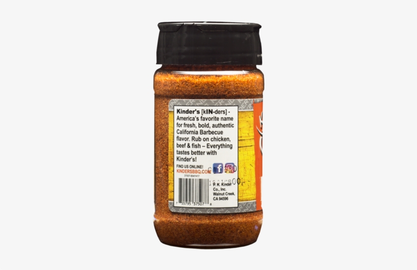 Kinder's Mild Bbq Rub - Spice Rub, transparent png download