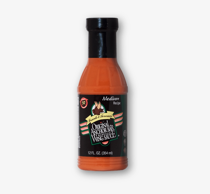 Barbecue Sauce Clipart Bbq Sauce Bottle - Frank & Teressa's Original Anchor Bar Buffalo Wing, transparent png download