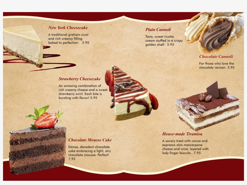 Dessert Menu, transparent png download