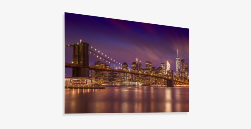 Artland Melanie Viola: Brooklyn Bridge Sonnenuntergang, transparent png download
