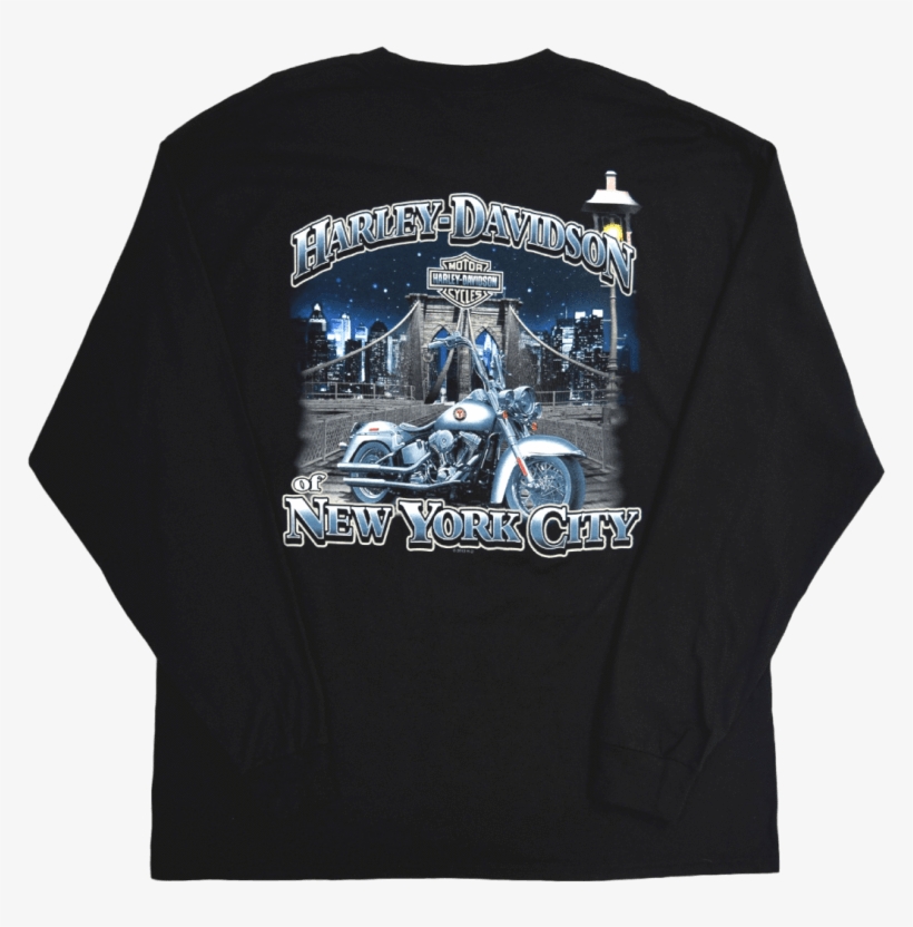Harley-davidson Of Nyc Exclusive Brooklyn Bridge Tee, transparent png download