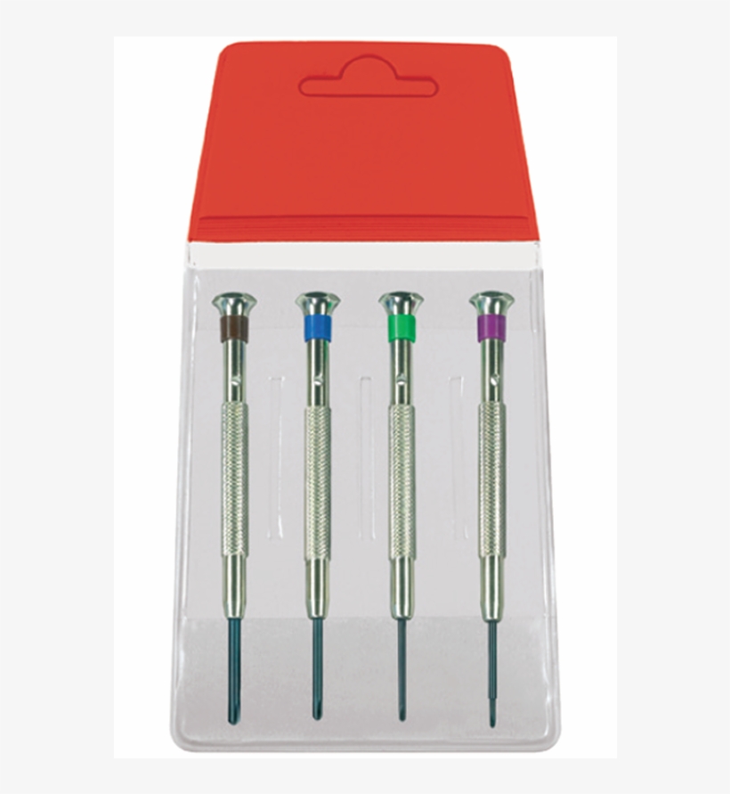 400-assortment Of 4 Phillips Screwdrivers In Plastic - Compass, transparent png download