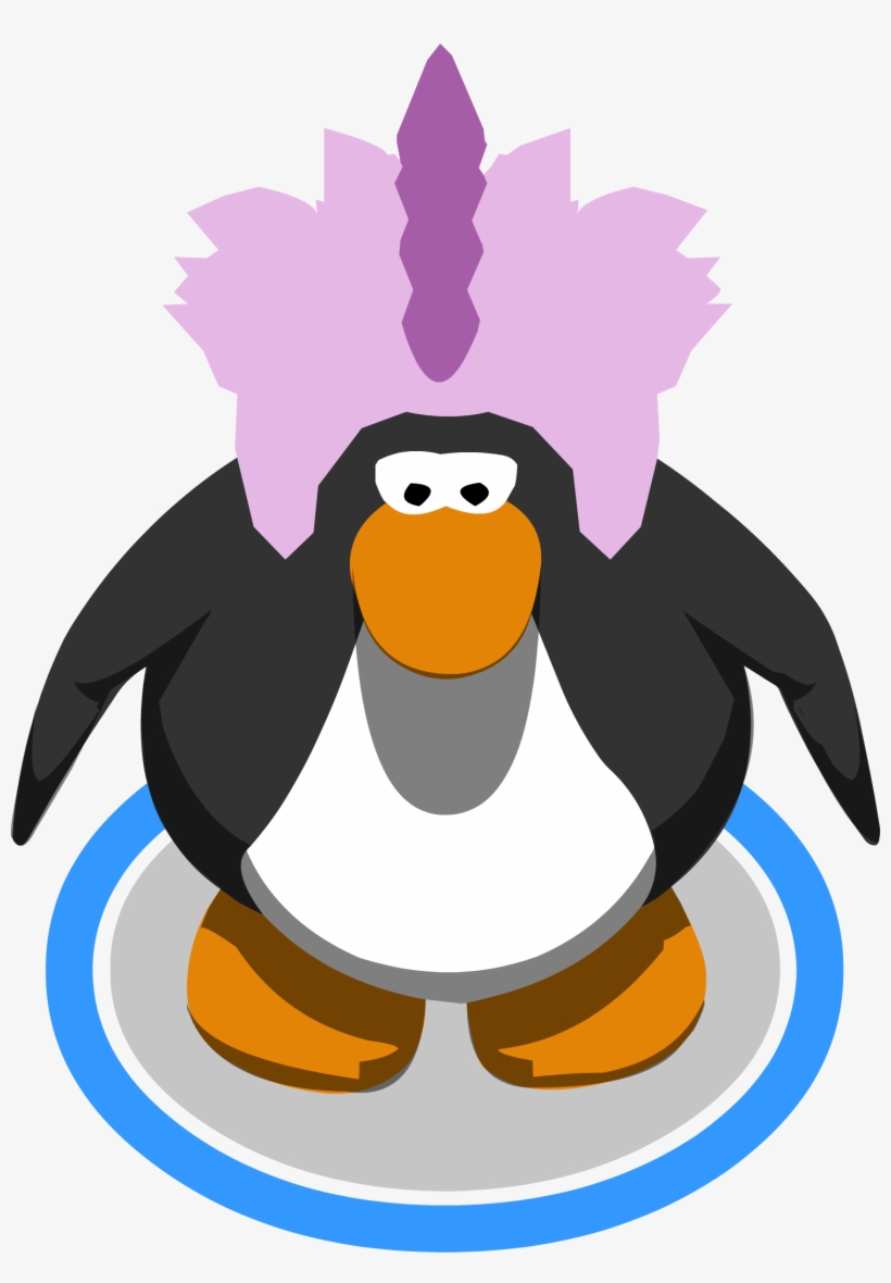 Stegosaurus Puffle Cap In-game - Portable Network Graphics, transparent png download