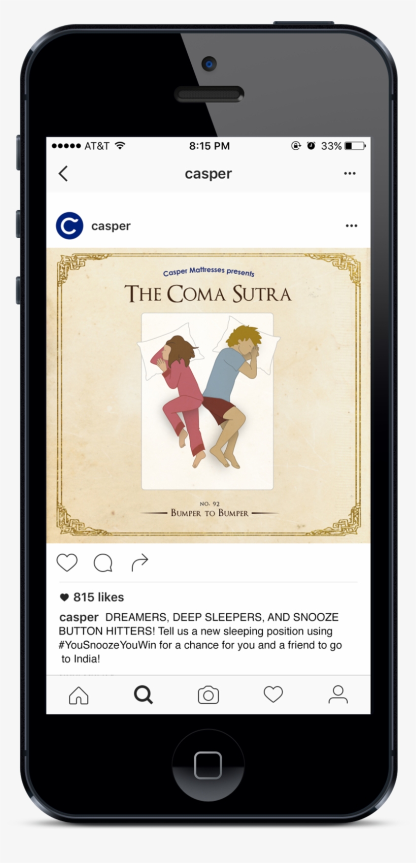 Casper Instagram - Iphone Png Image Hd, transparent png download