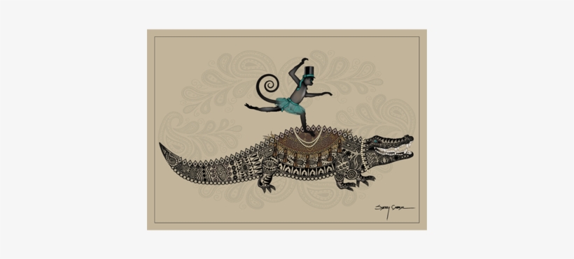 Alligator Rider - Alligators, transparent png download