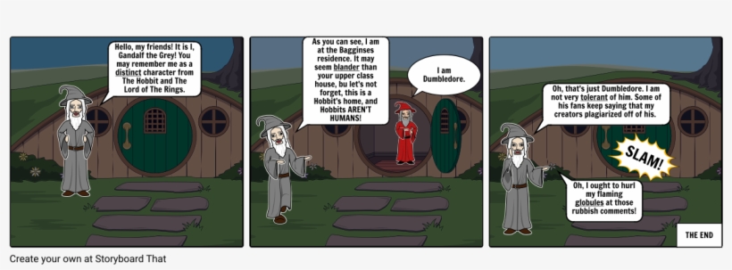 A Talk With Gandalf - Cartoon, transparent png download
