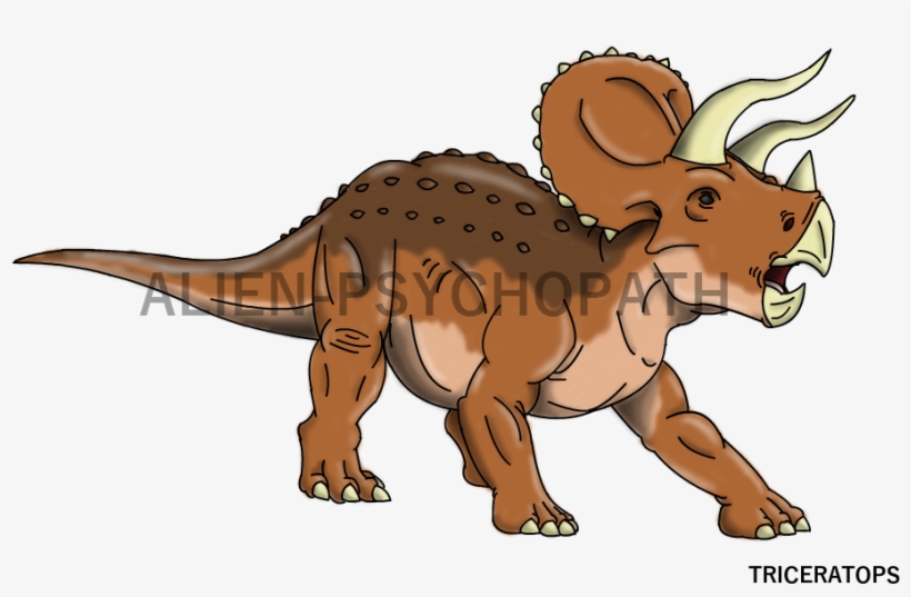 Jurassic Park - Jurassic Park Triceratops Drawing, transparent png download