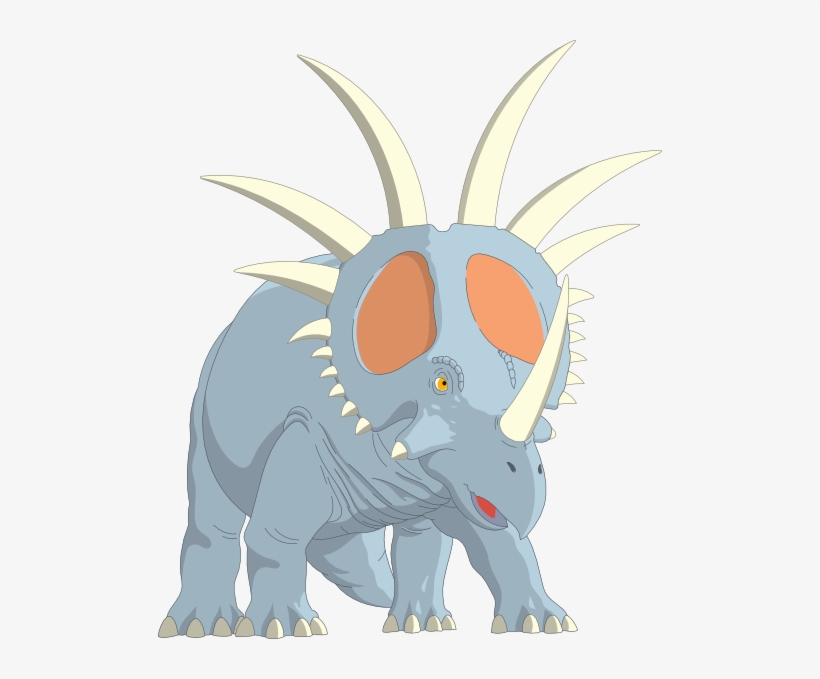 How To Set Use Long Horned Triceratops Svg Vector, transparent png download