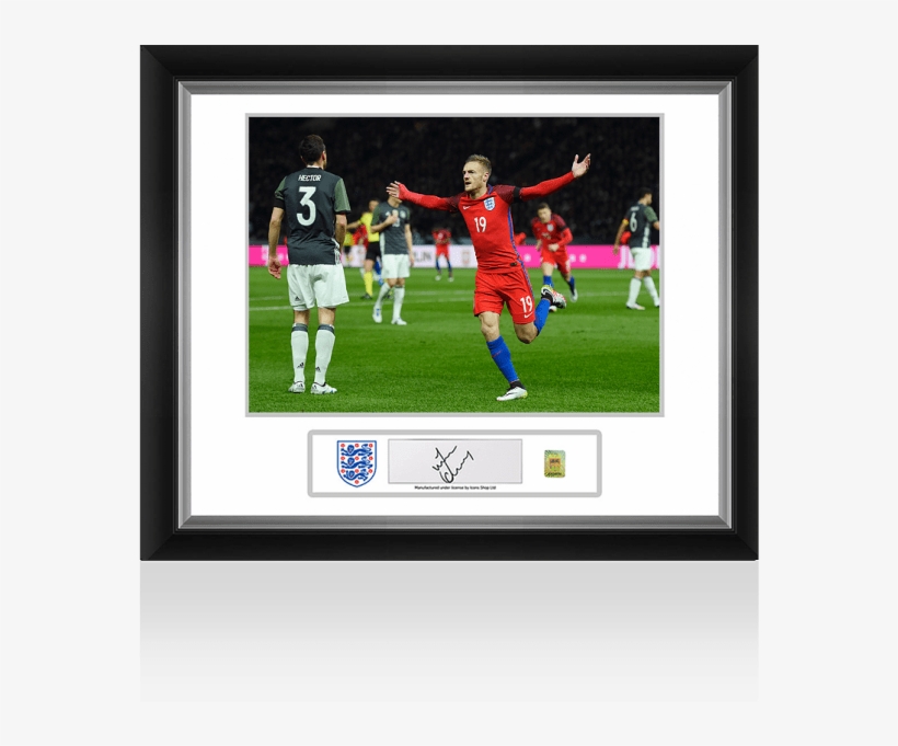 Football Photo - Jamie Vardy Of England Scores V Germany, transparent png download